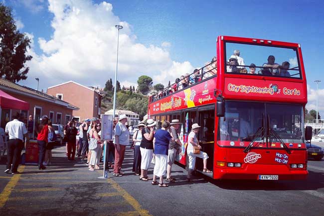 Hop-On Hop-Off Corfu _ Corfu Port Buses information – PDZP