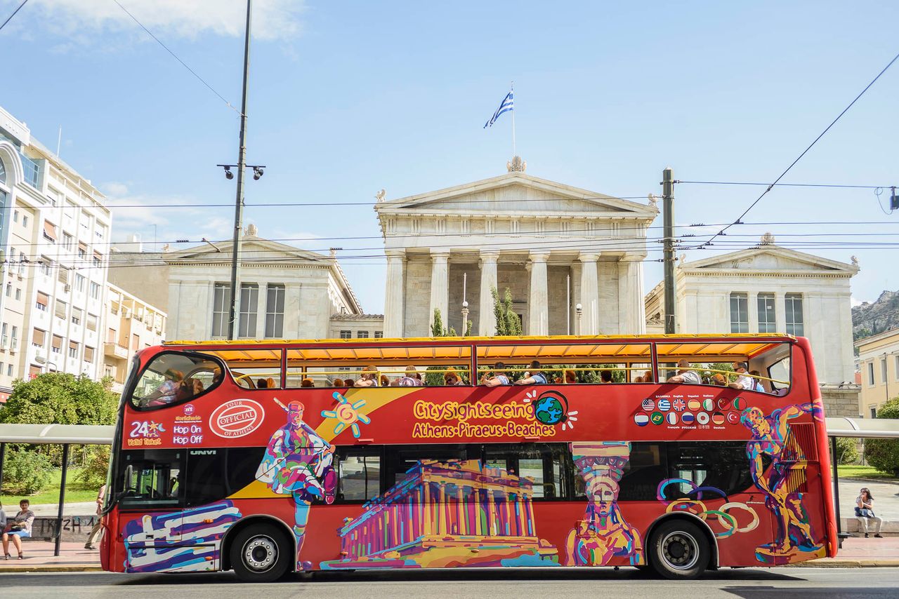 hop on hop off tour athens