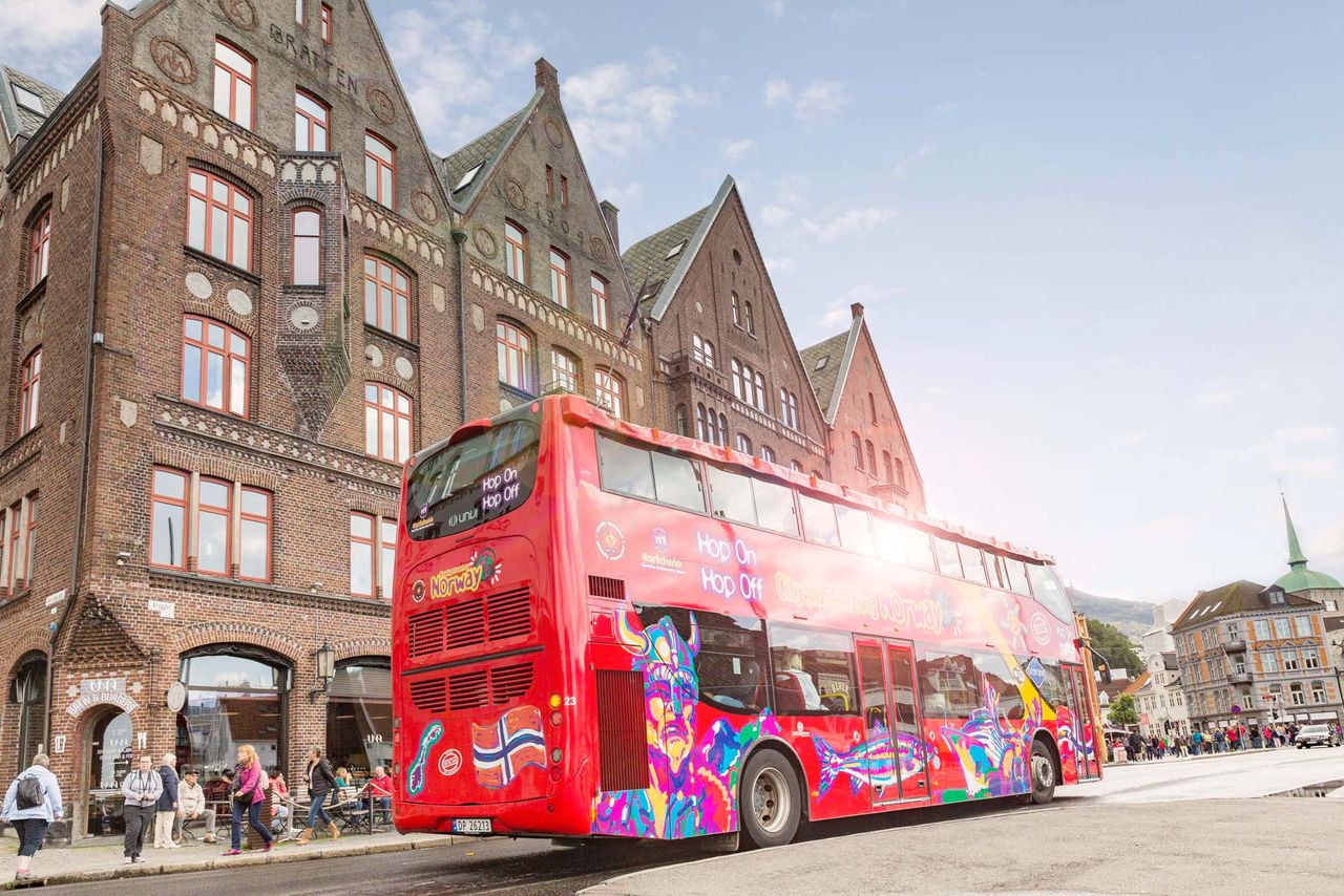 HopOn HopOff Bus Bergen Official City Sightseeing© Tour 2018