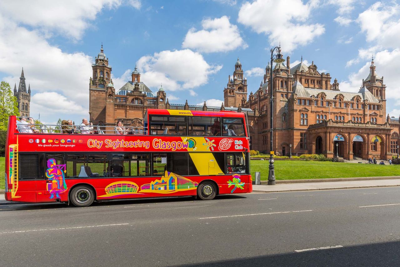 glasgow tour bus route